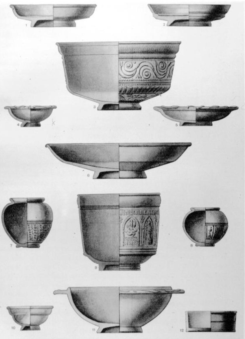 Samian Ware Pottery Trimontium Museum