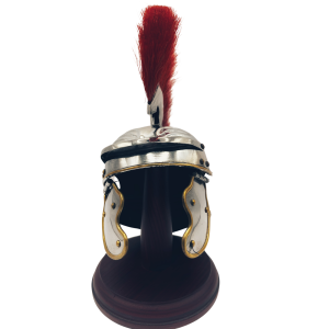 Imperial Roman Helmet, on stand