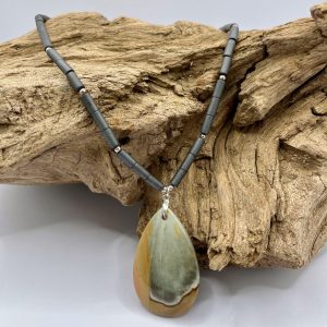 Jasper Pendant Necklace