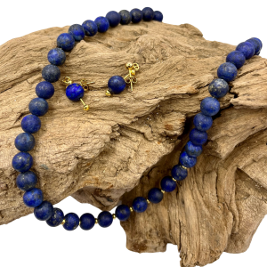 Lapis Lazuli Necklace & Earring Set